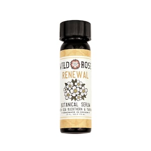 Renewal - Botanical Facial Serum with Sea Buckthorn & Yarrow - 15ml // .5oz image 4