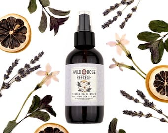 REFRESH Stimulating Facial Cleanser with Green Tea & Peppermint - 120ml // 4oz