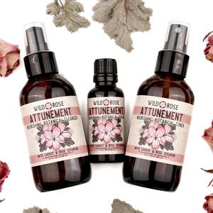 ATTUNEMENT Nourishing Facial Toner with Carrot & Rose Geranium 120ml // 4oz image 4