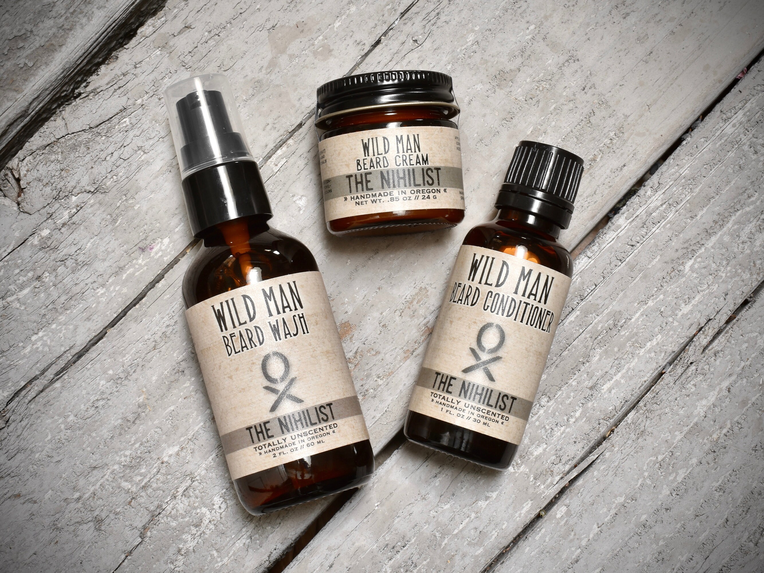 Mens Beard Grooming Gift Set THREE PACK Beard Oil Conditioner Etsy UK