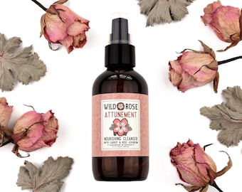 ATTUNEMENT Nourishing Facial Cleanser with Carrot & Rose Geranium - 120ml // 4oz