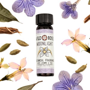 MOONLIGHT Botanical Fragrance Perfume - with Jasmine and Yuzu - 1 Dram // 3.7ml