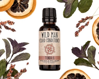 Wild Man Beard Oil Conditioner - TUNDRA - 1oz // 30ml - Grooming Dad Gift