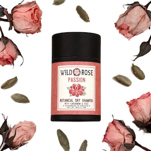 Champú seco botánico PASSION - con rosa y cardamomo - 14 g