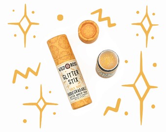 Glitter Stix - Biodegradable Makeup Balm - Gold Dust  .33 oz