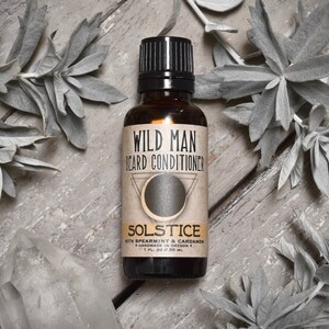 Wild Man Beard Oil Conditioner - SOLSTICE -  30ml // 1oz