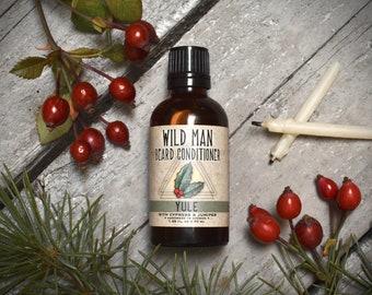 Wild Man Beard Oil Conditioner  - YULE - 50ml // 1.69oz