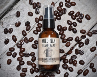 Wild Man Beard Wash - DARK ROAST - Beard Soap Shampoo - 60ml // 2oz Grooming