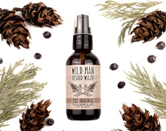 Wild Man Beard Wash - THE ORIGINAL - Beard Soap Shampoo - 2oz // 60ml