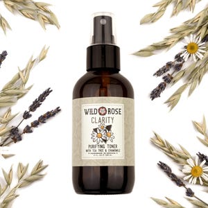 CLARITY Purifying Botanical Toner with Chamomile & Tea Tree - 120ml // 4oz