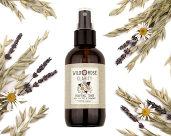 CLARITY Purifying Botanical Toner with Chamomile & Tea Tree - 120ml // 4oz