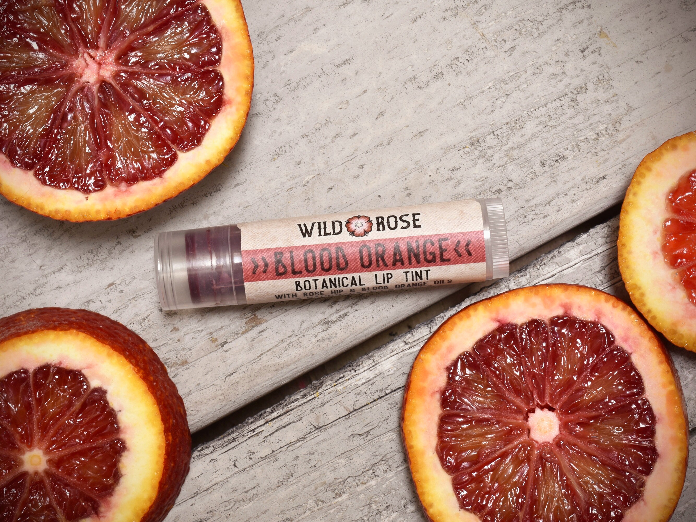 Natural Lip Tint BLOOD ORANGE Mica Free Red Botanical Lip Etsy
