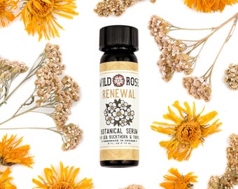 Renewal - Botanical Facial Serum with Sea Buckthorn & Yarrow - 15ml // .5oz