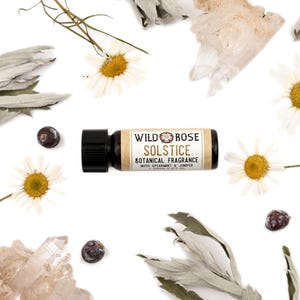 SOLSTICE Botanical Perfume Fragrance - with Spearmint and Juniper - 1 Dram // 3.7ml
