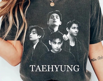 Taehyung V Shirt, Come Back World Tour 2026 Concert: K-Pop Idol Fan White Design
