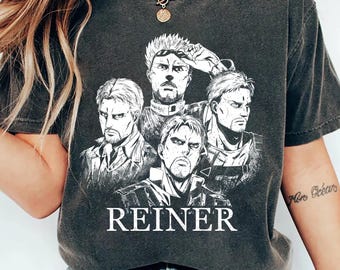 Reiner Braun Shirt, Attack On Titan Sweatshirt, Anime Manga Tee