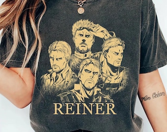 Reiner Braun Vintage Shirt, Attack On Titan Sweatshirt, Anime Manga Tee