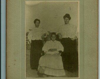 Vintage Mother and Daughters Photo