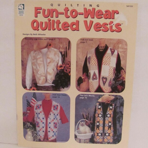 Fun-to-Wear Quilted Vests Book