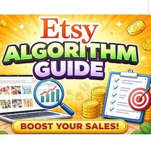 Etsy Algorithm Guide 2026, SEO Strategy, Boost Sales (PDF Download)