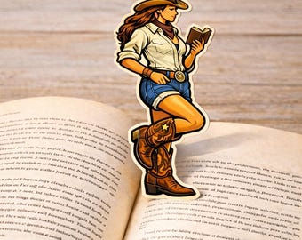 Cowgirl Bookmark (Printable PDF Download)