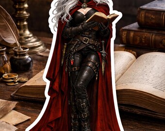 Witch Bookmark. Manon Blackbeak. TOG