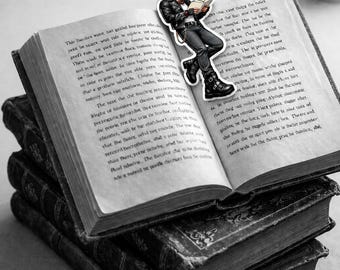 Motorcycle Book Boyfriend Bookmark