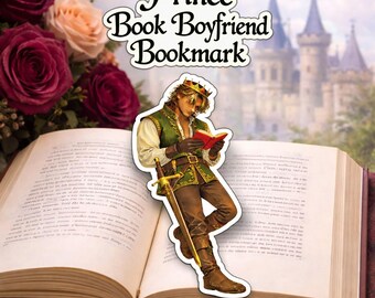 Prince Book Boyfriend Bookmark. Fantasy Bookmark
