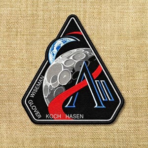 Artemis II Patch, NASA Retro Patch, Space Logo, Gift for Space Lovers