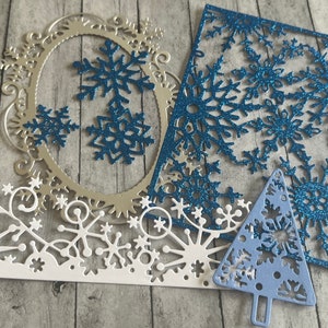 Winter Die Cut Set, Winter Wonderland Die Cuts, Creative Junk Journaling, Winter Paper Crafts, Card making, Scrapbooking