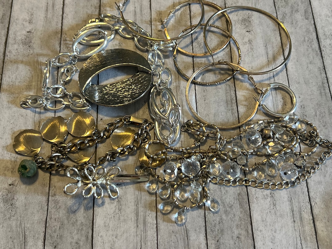 Silver Jewelry Craft Lot Vintage Silver Jewelry Lot Silver Junk Silver Jewelry Craft Lot Vintage Silver Jewelry Lot Silver Junk