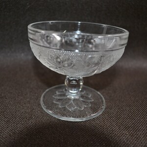 Anchor Hocking Crystal Sandwich Sherbets - 2 Sherbets, 1939-1966
