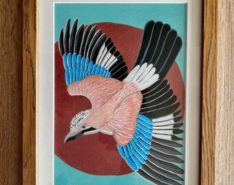 Gouache Painting Bird