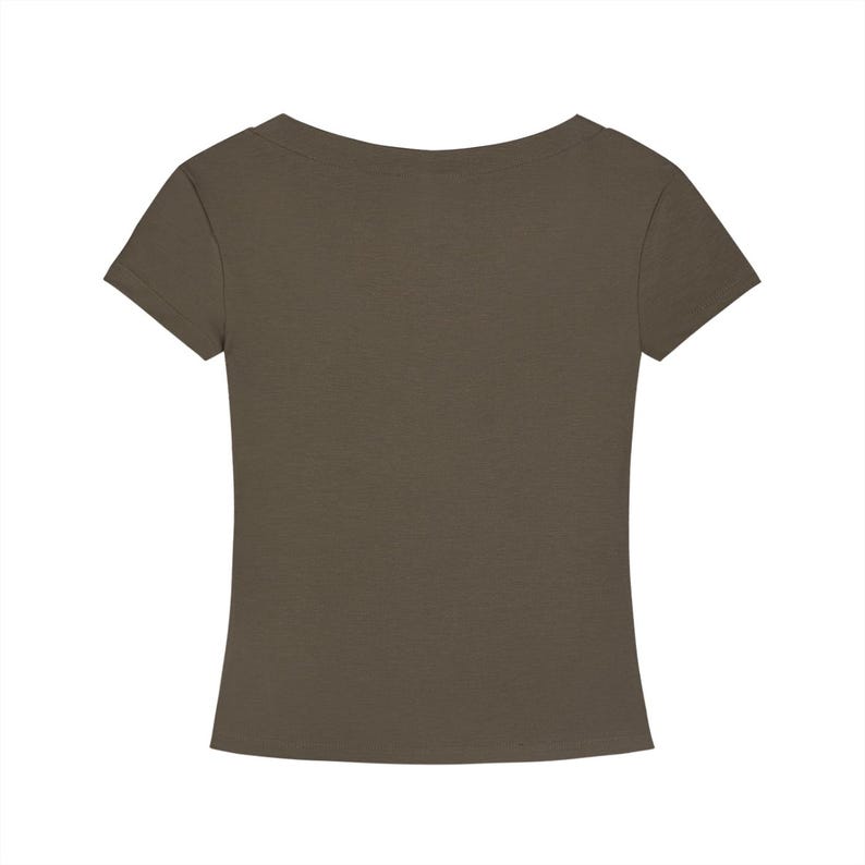 Tencel Slim Fit V-Neck T-Shirt image 9
