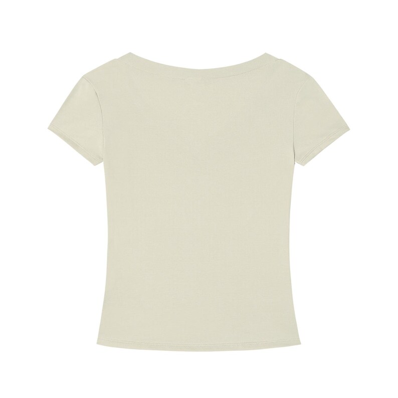 Tencel Slim Fit V-Neck T-Shirt image 5