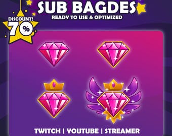 Custom Streamer Badges, Anime, Gaming, Pet Designs, Discord, Twitch, YouTube, Vtuber, Streamers, Unique Streamer Gift, Gamer Gift Idea