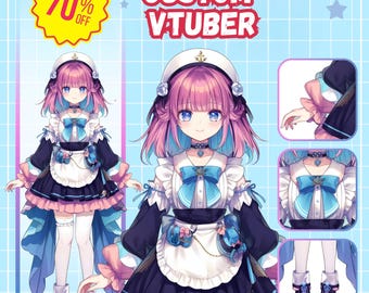 Custom Live2d Vtuber model Commission, streaming art Commission, Rigging, Pngtuber Character Design for Stream, Twitch, YouTube Commission