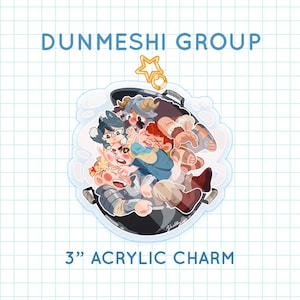 Dungeon Meshi Group Acrylic Charm
