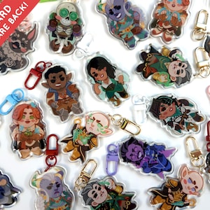 Dragon Age Veilguard Acrylic Charms