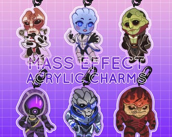 Pingentes de acrílico de Mass Effect