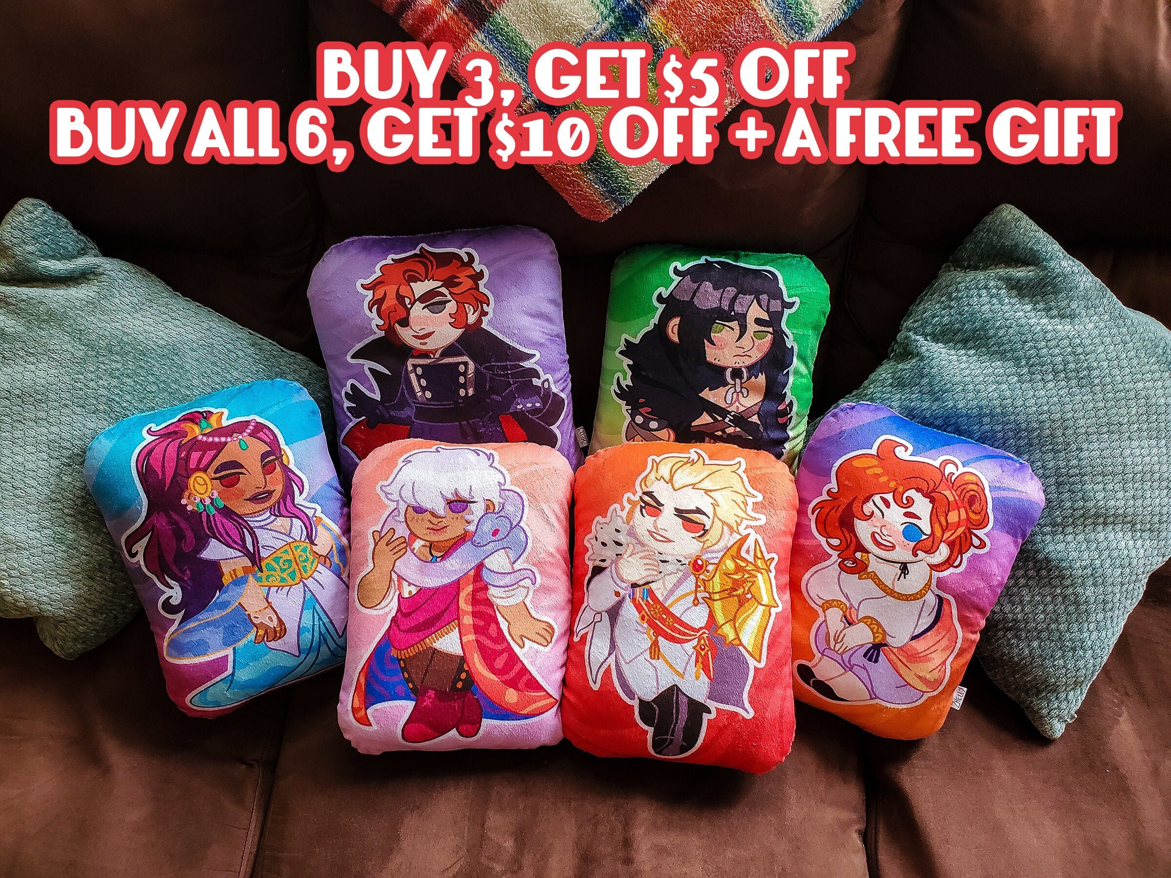 The Arcana Squishy Pillows