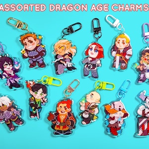 Assorted Dragon Age Acrylic Charms | Origins | DA2 | Inquisition