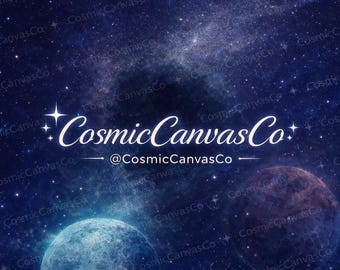 Cosmic Planet Digital art print / Galaxy Space wall Art / Abstract Universe Painting / Instant Download