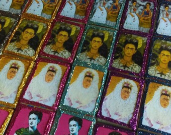 Friducha Wedding Favors, matchboxes, Mexican Artist