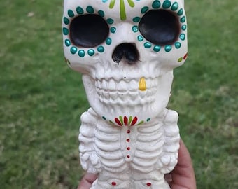 Calaverita de Amor, love skeleton, Day of the Dead art, dia de los Muertos arte