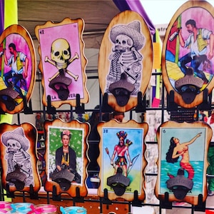 Abridor de botellas mexicano, El Borracho, La Sirena, El Apache, La Calavera