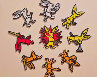 Imán para nevera con diseño de conejo guardián de Kingdom Come 2 impreso en 3D, bonito imán coleccionable para fans de KC, hecho a mano, para decoración de juegos, regalo, accesorio inspirado en Kingdom Come.