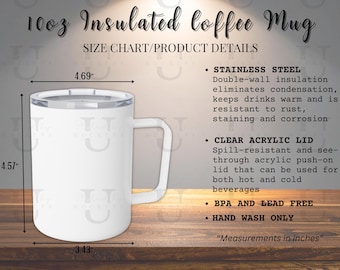 Coffee Mug Tumbler 15oz Size Chart I Coffee Mug Tumbler Size Guide and Key  Features I Coffee Mug Size Chart I Coffee Mug Tumbler 15oz - Etsy