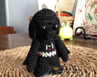 Darth Vader Inspired Amigurumi doll- MADE to ORDER- Star Wars Inspired dolls