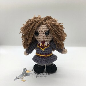 Hermione Inspired Amigurumi doll- MADE to ORDER- Wizarding World characters